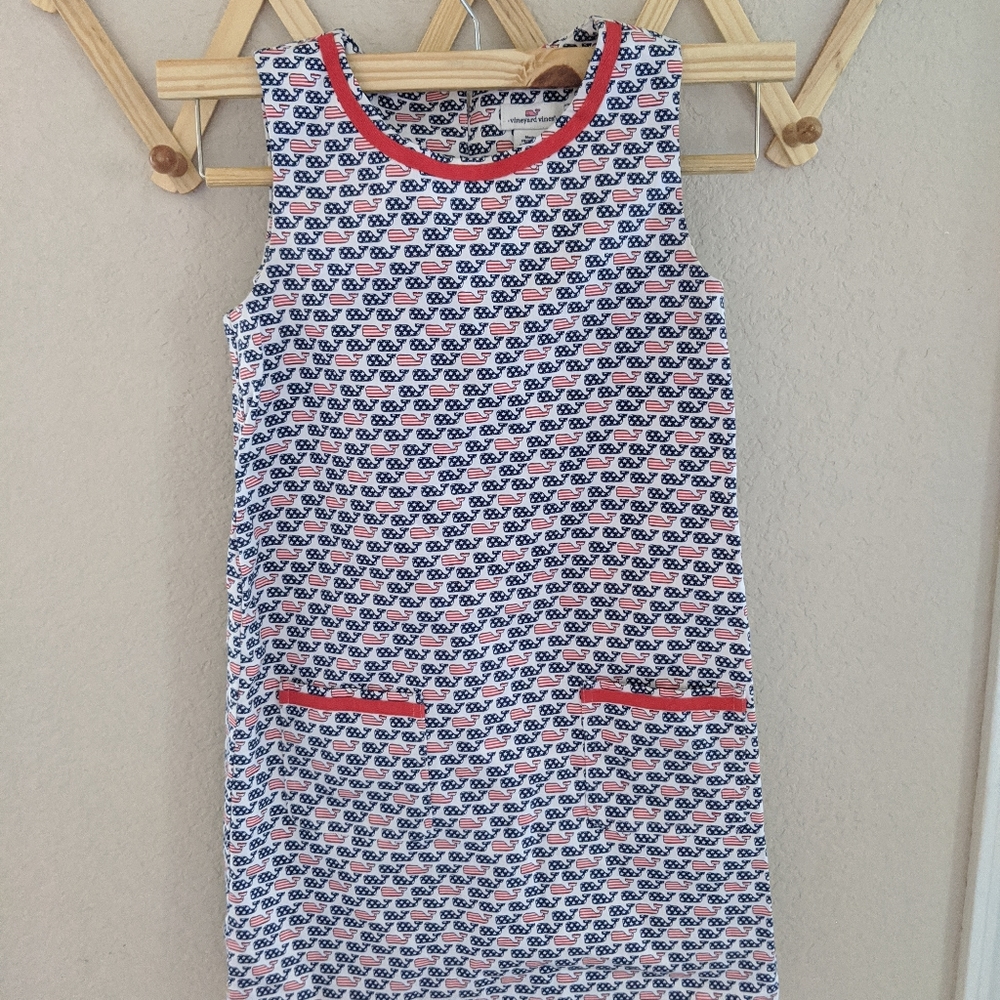 Whale Patriotic Dress